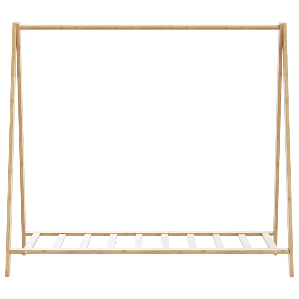 vidaXL Clothes Rack with Shelves 41.7"x13.4"x40.2" Bamboo