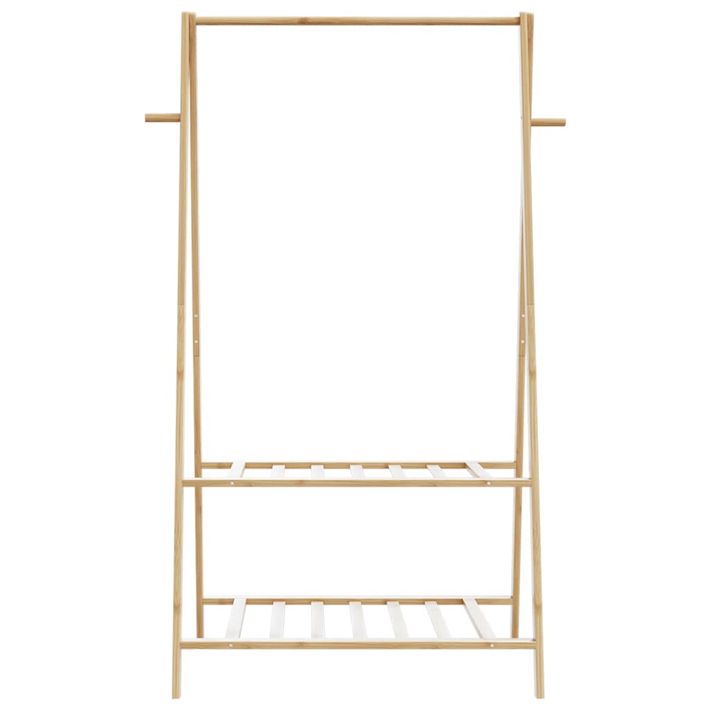 vidaXL Clothes Rack with Shelves 37.8"x17.9"x59.3" Bamboo