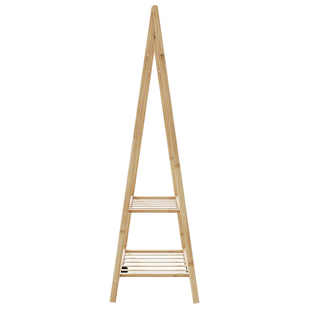 vidaXL Clothes Rack with Shelves 37.8"x17.9"x59.3" Bamboo
