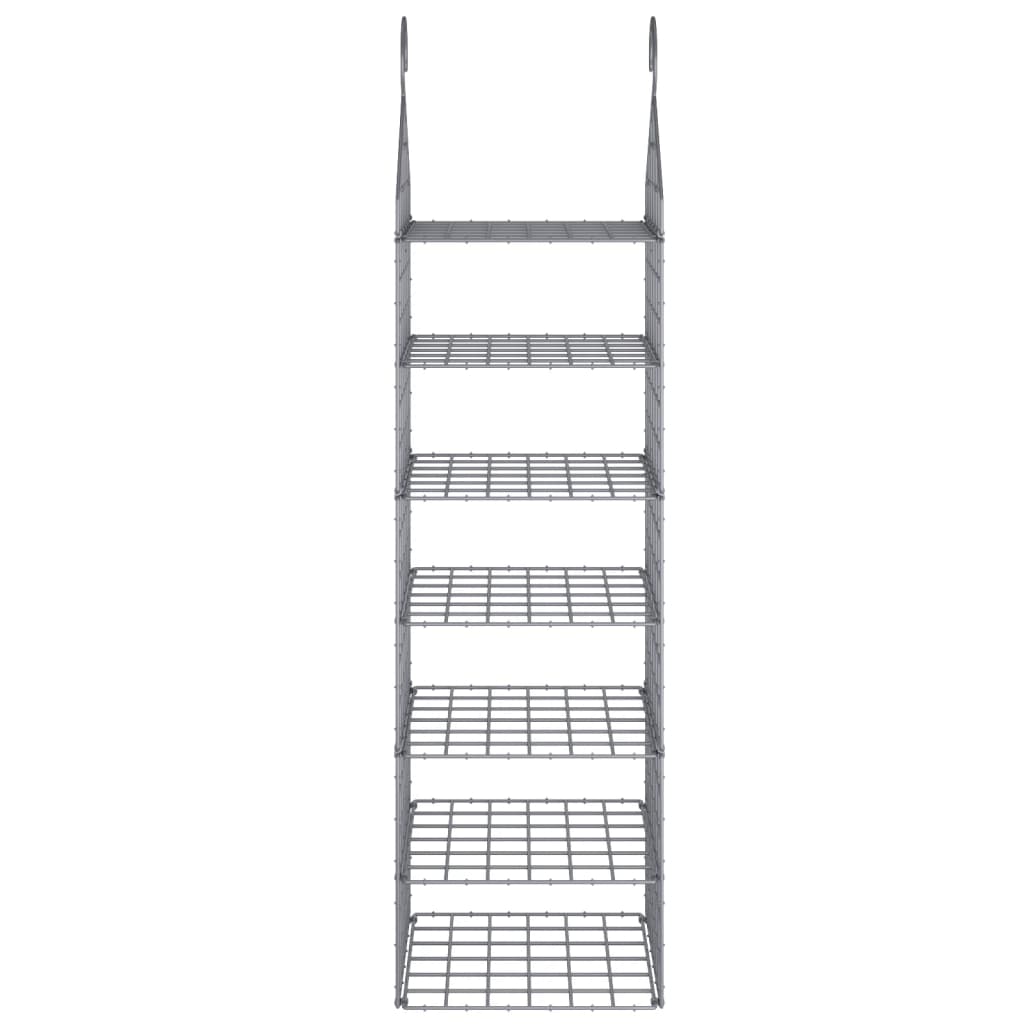 vidaXL Hanging Closet Organizer with 7 Shelves 2 pcs