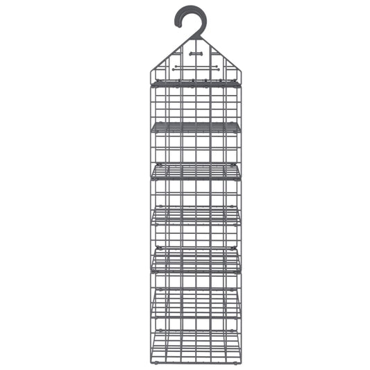 vidaXL Hanging Closet Organizer with 7 Shelves 2 pcs