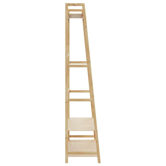 vidaXL Clothes Rack with Shelves 43.3"x15.7"x70.9" Bamboo